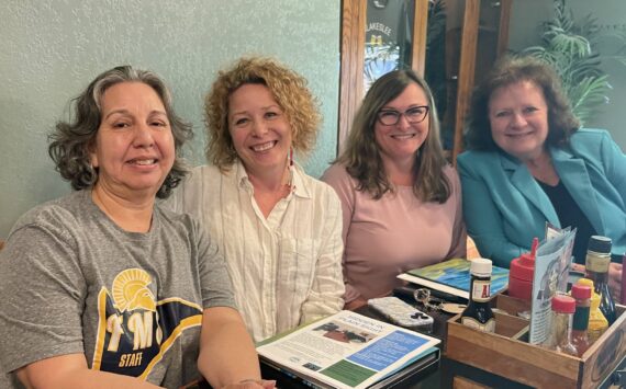 Photo Christi Baron 
F. Elena Velazquez, Sarah Decker, Brenda King and Diana Reaume.