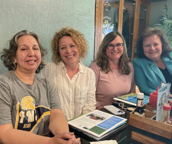 <p>Photo Christi Baron </p>
                                <p>F. Elena Velazquez, Sarah Decker, Brenda King and Diana Reaume.</p>