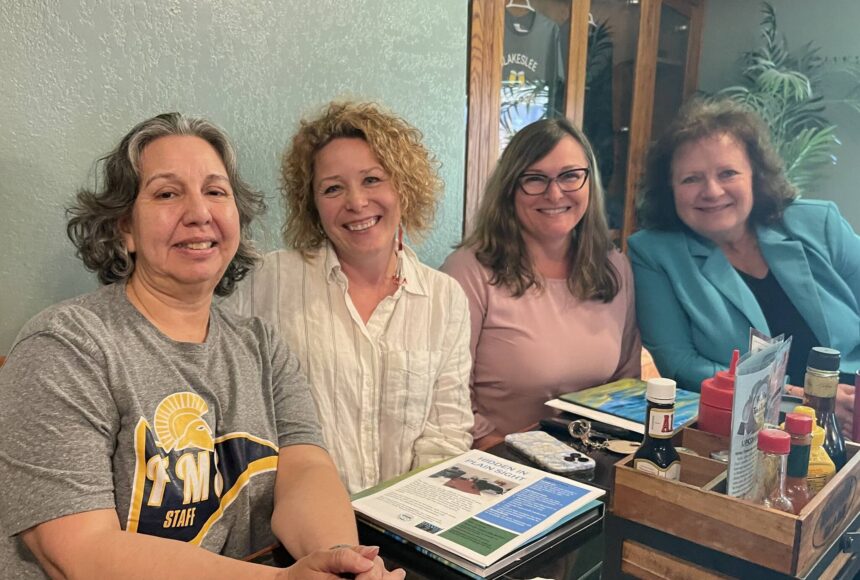 <p>Photo Christi Baron </p>
                                <p>F. Elena Velazquez, Sarah Decker, Brenda King and Diana Reaume.</p>