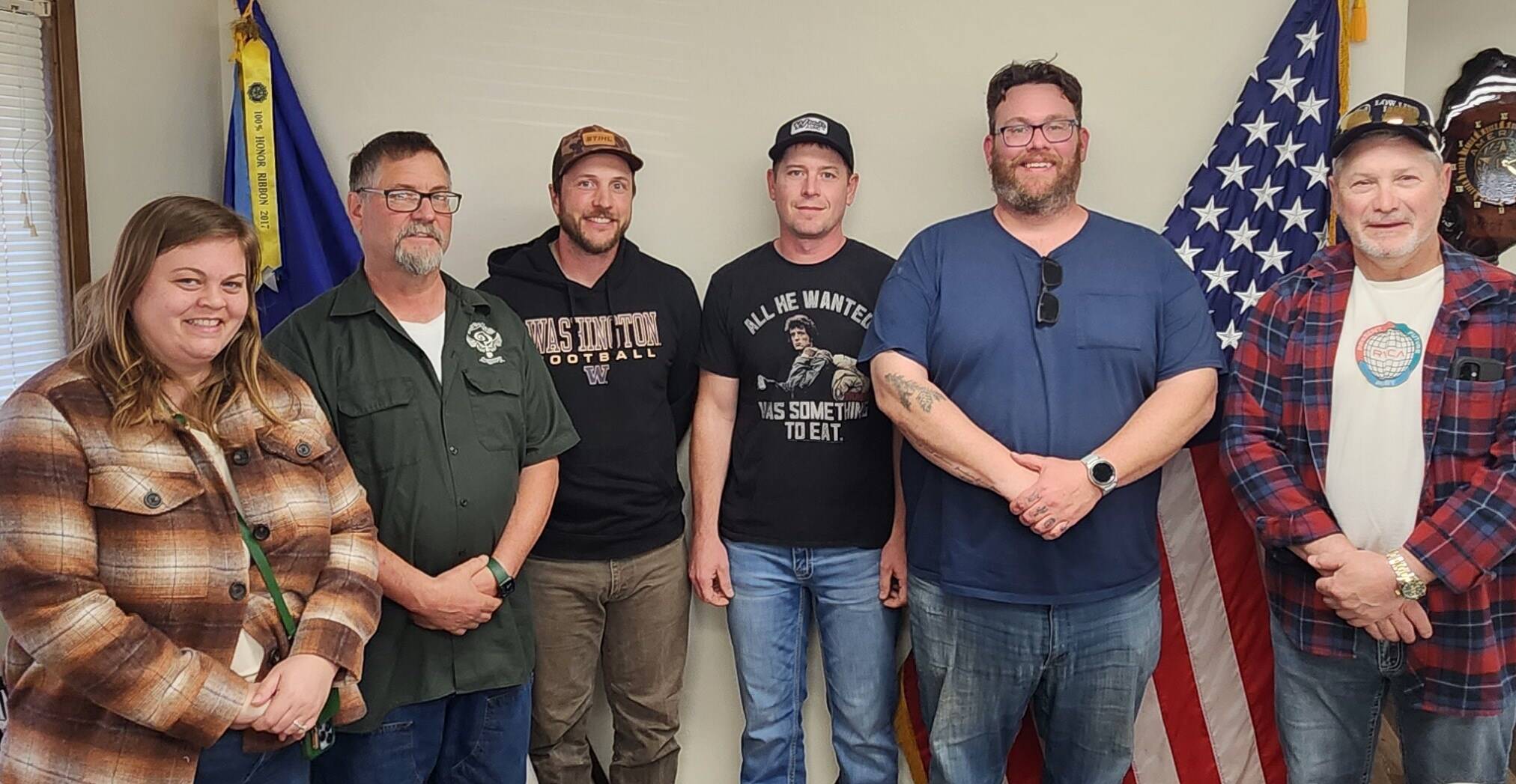 Members of the Tillicum Park Board meet monthly and discuss the needs of the park. A few items currently being discussed include the ball fields, playground area, and some maintenance on the Shay locomotive. The number of members was recently increased from 5 to 6. Picture L-R Annie Foster, Tim Fletcher, David Hurn, Drew Huggins, Elliot Mann, and Dan Trickey. Not pictured Chris Fletcher. Submitted Photo