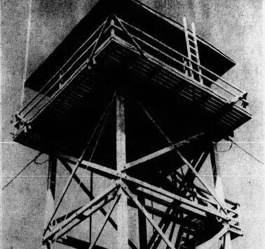 The new Sekiu Mountain Lookout in 1965.