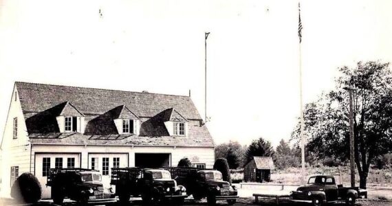 Who remembers this building that once stood along Highway 101 at Tyee and near the Beaver Grocery Store?
