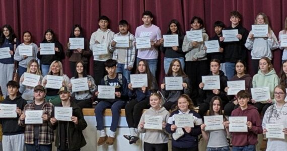Submitted photo
One hundred one students at Forks High School celebrated their academic success by earning a 3.0 – 4.0 GPA for the first term. They were recognized with certificates and treats in celebration of their hard work and achievement! Congratulations to all our outstanding scholars!