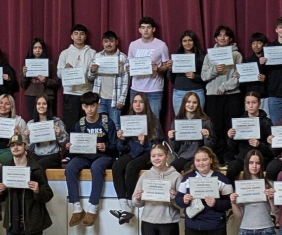 Submitted photo
One hundred one students at Forks High School celebrated their academic success by earning a 3.0 – 4.0 GPA for the first term. They were recognized with certificates and treats in celebration of their hard work and achievement! Congratulations to all our outstanding scholars!