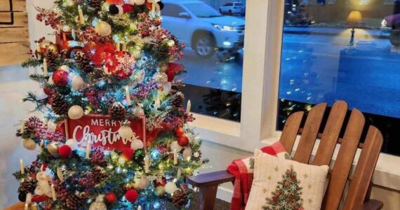 Tickets for a chance to win this tree decorated by SIORF and the Olympic Correction Center will be available at Festival of Trees. It comes with an adirondack chair, a cord of firewood, and other surprises. Tickets will also be available for purchase for five themed gift baskets. 
Submitted photo