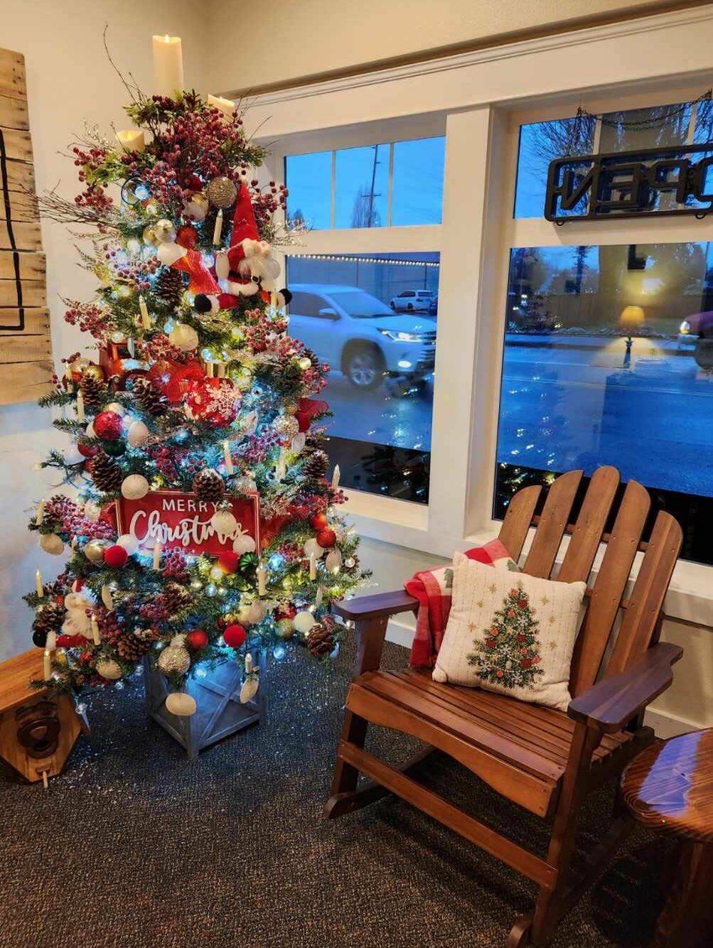 Tickets for a chance to win this tree decorated by SIORF and the Olympic Correction Center will be available at Festival of Trees. It comes with an adirondack chair, a cord of firewood, and other surprises. Tickets will also be available for purchase for five themed gift baskets. 
Submitted photo