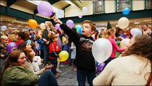 Submitted photo 
Cant make it to midnight to ring in the new year? Kick off the fun early with Noon Years Eve parties at the Forks, Port Angeles and Sequim libraries!