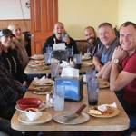 Fam Tour or Familiarization Tour participants from the UK stopped in Forks for lunch on Monday. After lunch, they toured the Forever Twilight in Forks collection. Photo Christi Baron