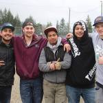 Taking part in the repairs were Marco Ramos, Josh Gray, Hugo Lucas, Scott Brito and Taylor Graham. Not pictured, Justin Carner. Photo Christi Baron