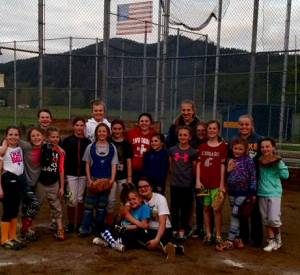 Some members of the Forks High School Fast pitch team recently volunteered their time to give back and work with the Forks Spartan 10U travel team. It was great to see the older girls giving back to a program they were once a part of and encouraging the younger generation! Submitted photo