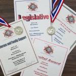 Awards won by the VFW Auxiliary. Submitted photo