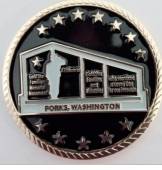 back of the Challenge Coin.