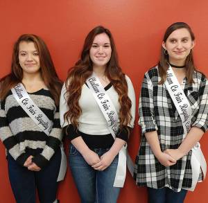 Left to right - Sammi Bates is from Port Angeles, Saydee Peters is from Forks, Rebekah Parker is from Sequim. Submitted Photo