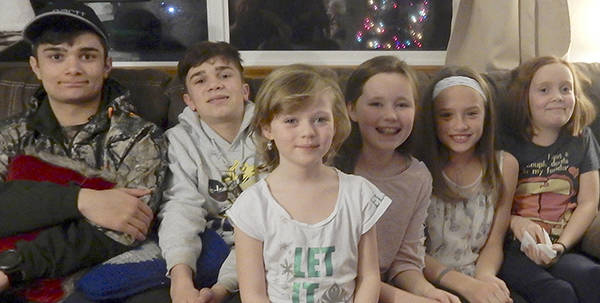 Pictured left to right are: Connor Earls, Secretary; Grady Earls, President; Lily Folkner, Vice-President; Whitlee Rose, Treasurer and Riley Tjepkema and Leilee Earls-Reporters. Photo by Kris Ayers