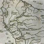 This map shows the location of the Newbert home just south of La Push.