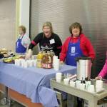 The Soroptimists provided the breakfast for the students; helping out were Mary Anne Earley, Kris Ayers, Diane Edwards and Barbara Gronseth. The Soroptimist also support Forks Jr. High students in other activities as well.