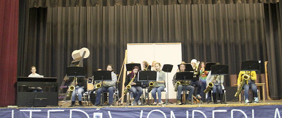 The Forks High Jazz Band entertained the students, parents and quests prior to the breakfast getting underway.