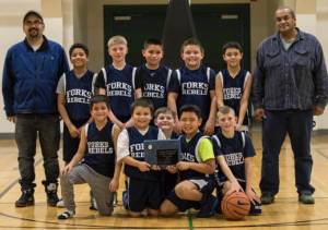 Back Row, left to right, Coach Brent Ramsey, Emmanuel Hernandez, Titus Rowley, Duran Ward, Logan Ramsey, Cash Barajas, Coach Darryl Penn                                Front Row, Estevan Ramos, Cordel Horjesi, Jace Decker, Kaden Ward, Malachi Rowley, not pictured Damien Ferro.                                Submitted Photo