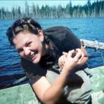 Christina enjoying fishing on Lake Wentworth in 2005. Submitted photo
