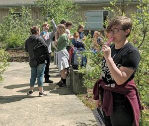 Forks High School celebrated 3rd Term Honor Roll with Popsicles out in the courtyard. Submitted Photo