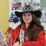 Saydee Peters of Forks was chosen as the Clallam County Fair Queen. Photo by Lonnie Archibald