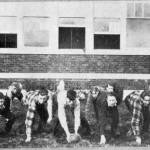 The introduction to football at Quillayute Union High School took place in the fall of 1926, and proved to be a source of keen enjoyment and several hard knocks! The games were played with teams within the school and more than once flashes of real football were to be seen, but no equipment was seen.