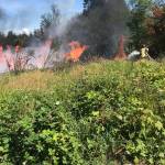 Fire near Danielson Road
