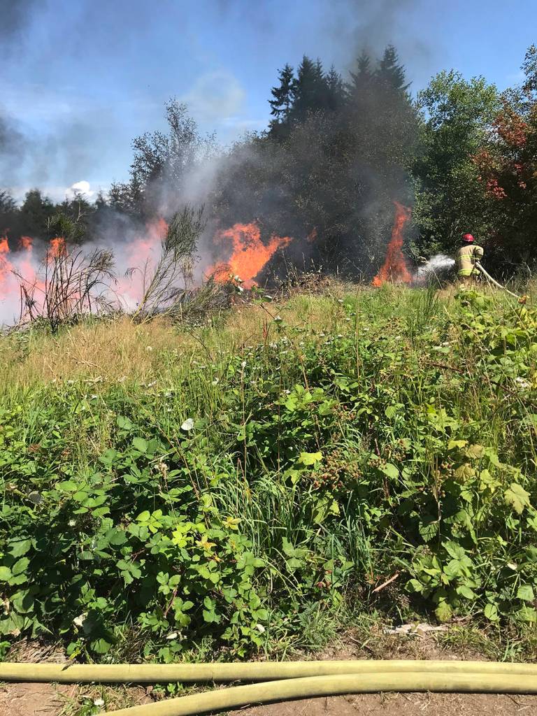 Fire near Danielson Road