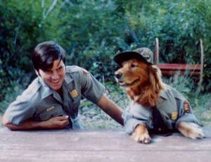 Chiggers (L) and Woodsie some years ago.