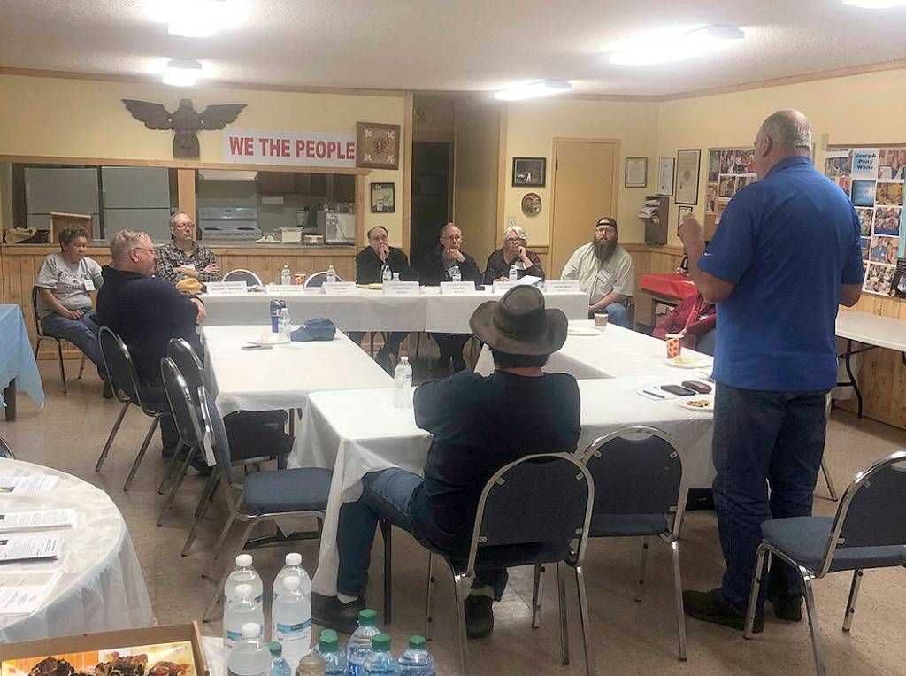 Candidates present were: District 3 - Deborah (Deb) Cooke, Kenneth P. Reandeau, Therese (Tree) Stokan. District 2 -William Kildall, Kraig Kyllo, Marolee D. Smith, Steven Wyall. Submitted Photo