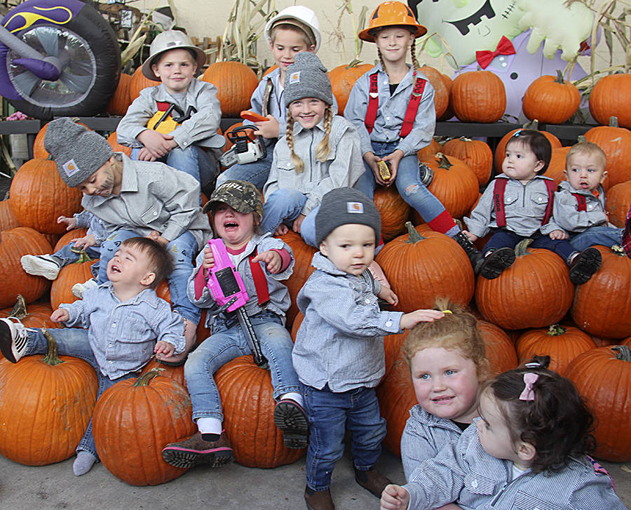 There was some crying at the Little Logger contest but in the end, it all worked out as everyone got a goody bag and a Sullys Icecream cone certificate. Twenty-seven Little Loggers participated. The event was sponsored by WEBPA. Photo Christi Baron