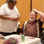Phil Ward offered beginners and an advanced basket weaving classes over the weekend at the RAC. Photo Christi Baron