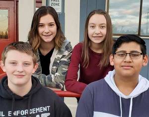 Front Trystan and Izael, back Erika and Kendall. Submitted photo