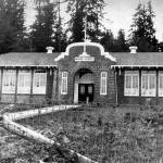 Beaver School not too long after it was built in 1916, ferns fill the front yard. The brick structure will turn 103 years old this month. It was in operation with the school district until 1968.