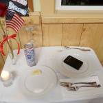 A missing man table, also known as a fallen comrade table, is a ceremony and memorial that is set up in military dining facilities of the United States Armed Forces and during official dining functions, in honor of fallen, missing, or imprisoned military service members.