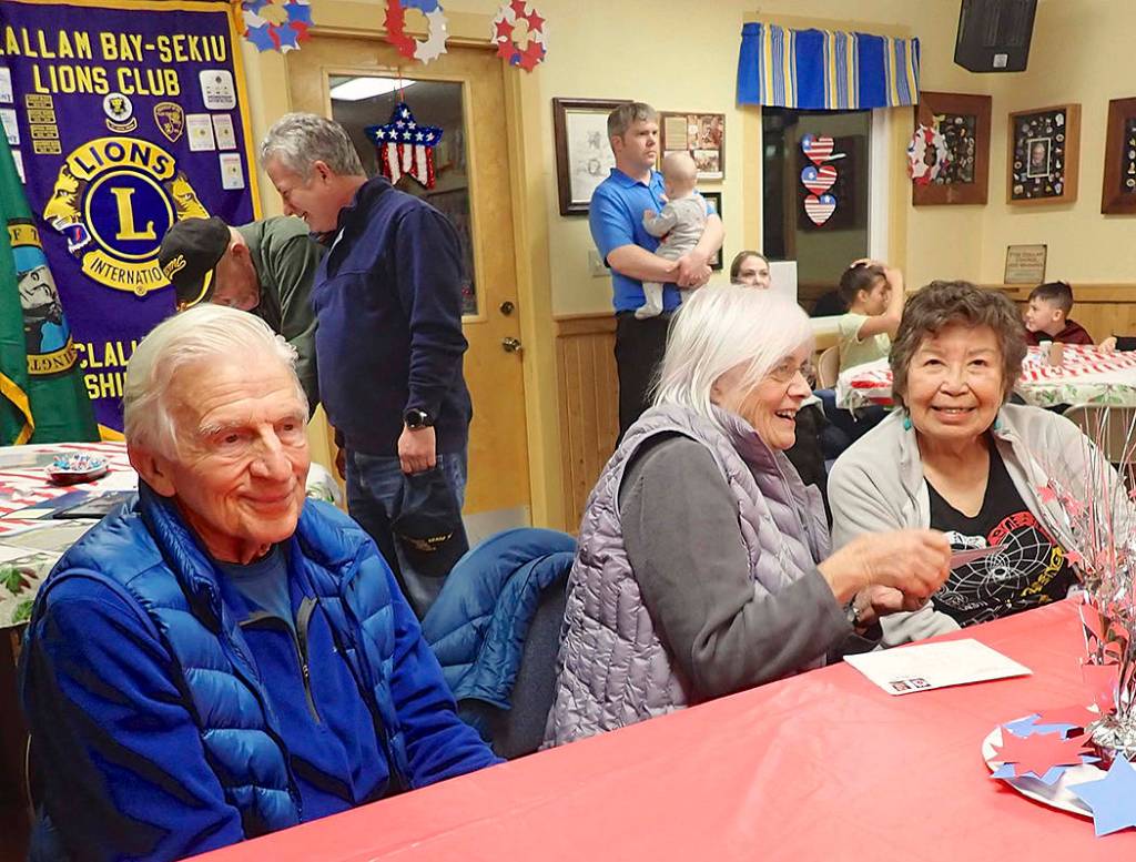 Veteran Bill Riedel was the oldest Veteran attending the dinner.
