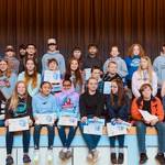 Seventh-grade honor roll for first and second quarter.