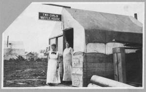 Two Girls Waffle House, Alaska, the 1900s.