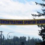 Banner to support Senior class was a community effort