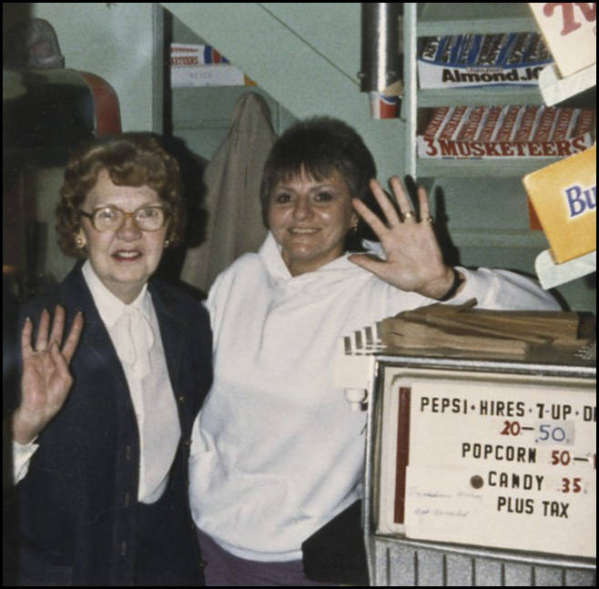 Estene and Pauline in 1985