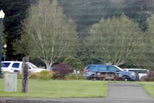 Forks Police, other law enforcement, and the Forks Ambulance responded to an alleged bear spray incident at the Forks Transit Center last Wednesday morning.
