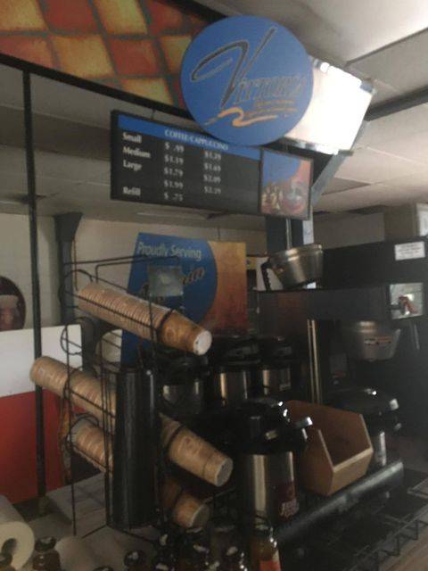 The first step was to clean out all the old displays etc.