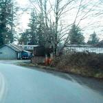 On Sunday morning Calawah Way was closed for an accident investigation. Over the years this corner has seen many accidents. Photo Christi Baron