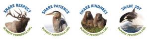Buttons for frontline workers are now available at the Forks Visitor Information Center.