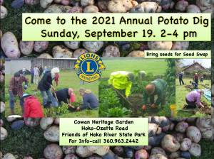 Past Potato Dig activity. Submitted photos