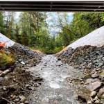 Source: FHWA - The reconstructed Canyon Creek Channel under the new bridge.