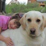 Carlee and Sunshine when Carlee was three-years-old. Submitted photos