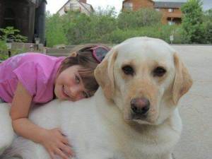 Carlee and Sunshine when Carlee was three-years-old. Submitted photos