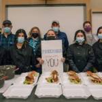 Celebrating School Board Appreciation: Front Row, Superintendent Diana Reaume, Leslie Hernandez-Beltran, Ayanna Quinneke-Johns, Nicole Winger, Litzy Recinos-Balencia, Lisa Reyes. Back Row - Kevin Hinchen, School Board Representative District 2, Shannon Dahlgren School Board Representative District 1, Mike Reaves School Representative District 5, Bridgett Jacobson, and Instructor Shelley Castellano. Submitted photos