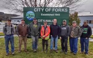 City of Forks Public Works Department - Ryan Oberfranc, Brett Pederson, Steven Gaydeski, Joseph Cowles, Paul Hampton, Nick Dias, Danny Wahlgren, and Mike Hirsch. Submitted Photo